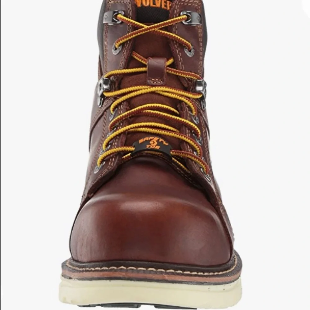 WOLVERINE Men's I-90 DuraShocks 6" Wedge Industrial Shoe - Picture 3 of 13